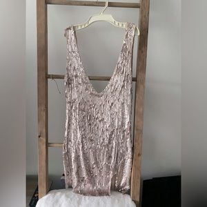 Free People Sequin Tank Dress